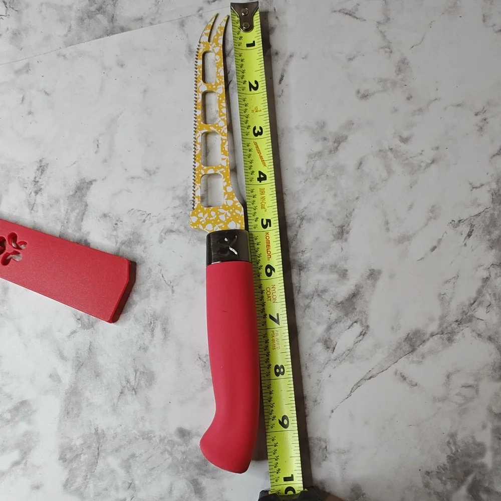 Pioneer Woman Sweet Rose Tomato/Cheese Knife with Sheath
